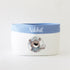 Personalized Storage Basket - Medium - Teddy Theme - Blue